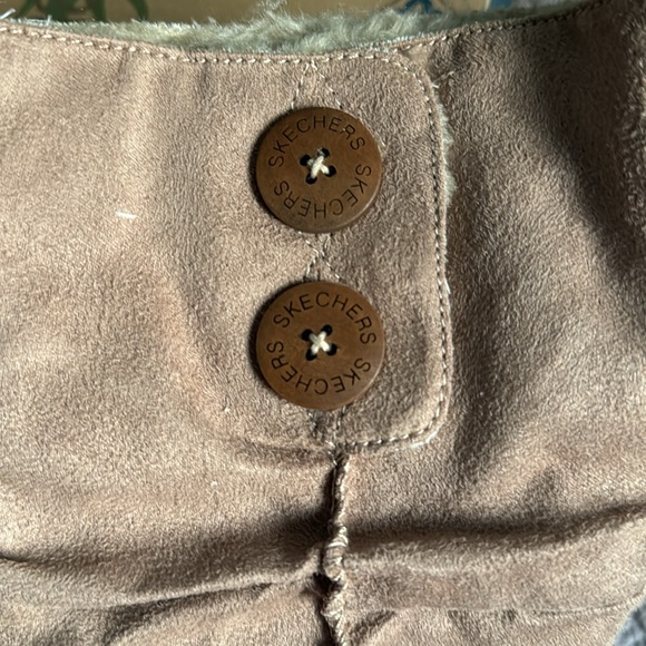 Skechers Australia Boiling Point Faux Fur Boots Button Booties Snow Sand Tan 6 - Picture 7 of 11